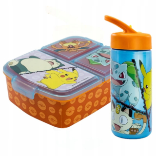 Obedový box Stor Pokemon 900 ml + fľaša na vodu Stor Pokemon 410 ml